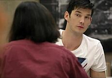 Redhead student gets fucked in study room