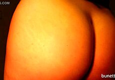 Big tits in bodysuit with butt plug insertion!