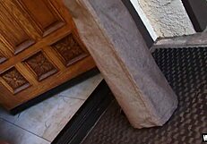 Bashful dana explores her body in a shy way