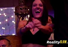 pool party with horny hot redhead