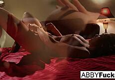 i'm watching abigail mac show off her hard body curves