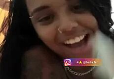 Tattooed performer engages in sexy live session on Bigo