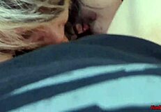 Pov asmr blowjob with sloppy sucking, spitting, and handjob in the studio