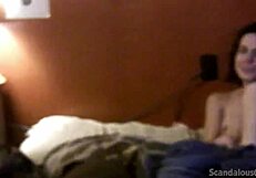 amateur video of brunette julia in naughty blowjob and fucking scene