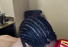 Round two, and I'm licking my love's big latina ass so sweetly.