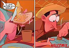 Fucking ass without butter on the hillbilly farm, taboo anal in anime hentai cartoon.