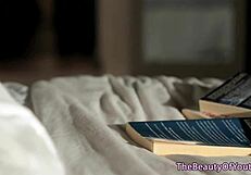 Inked Petite 18+ Lesbians Scissoring Pussies with Cunilingus and Muff Diving