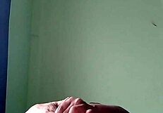 Hey, check out this Indian lesbian getting fucked by a brinjal in her pussy