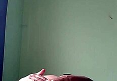 Hey, check out this Indian lesbian getting fucked by a brinjal in her pussy