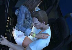 gta 5 online character scores a wild hooker service in the car