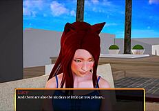 Introducing my new family in a homemade redhead setting