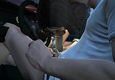 gta 5 online character scores a wild hooker service in the car