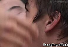 European Trio Engages In Bareback Assfucking And Blowjobs Outdoors