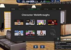 Exploring the harem hotel in this anime game adventure.