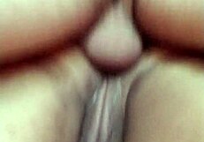 Deep anal pounding with sloppy creampie for curvy Latina ass