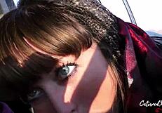 Sloppy Blowjob Turns Into Cum Swallow in the Car!