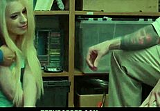 blonde stepdaughter shoplifter fucked by guard with stepdads permission joseline kelly