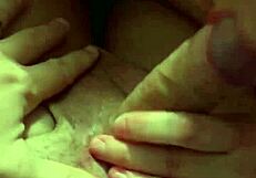 I finished on the face of the person