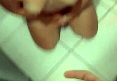 I finished on the face of the person