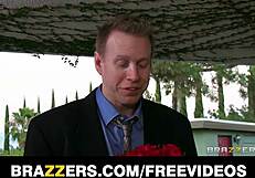 Blonde Milf with Huge Tits Teases and Fucks Daughter's Boyfriend