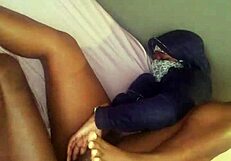 african amateur gets bbc from the side