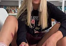 Girlfriend Jerks Off Gay Couple Friend