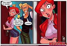 A very crazy party turns into a wild orgy with sex perverts in toons.