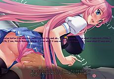 Feel the intense emotions in hentai classroom anal fingering and squirting