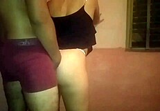 Sexo con la venezolana, he whispers to the horny prostitute.