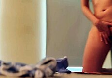 I feel excited as she gets a hot call in the hotel