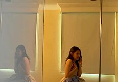 I feel excited as she gets a hot call in the hotel