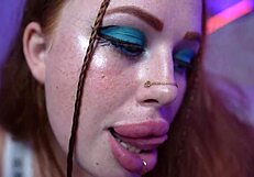 i show my face while yola flimes teases with sucking