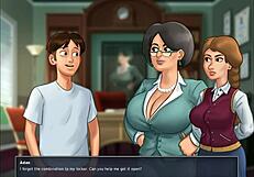 i explore summertime saga part one with various characters