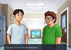 i explore summertime saga part one with various characters