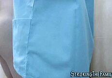 black teen gives blowjob and rides mature