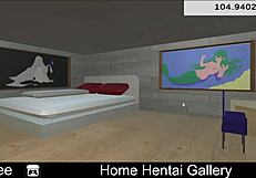 home hentai gallery with shoes and games in 3d anime style