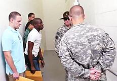 Nude gay anime men engage in intense sex with drill sergeant