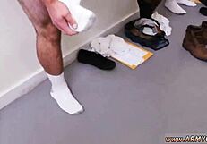 Nude gay anime men engage in intense sex with drill sergeant