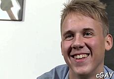 Intense blowjob for beautiful, cute, wet homosexual stud