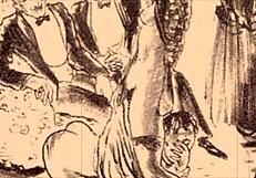 hey, check out this vintage erotic cartoon drawing