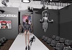 fallout 4 teen brunette gets wild in cartoon hentai action