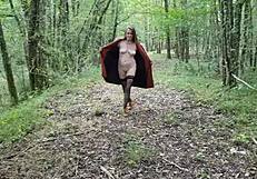 Female Slave Endures BDSM in Forest on August 1 2023