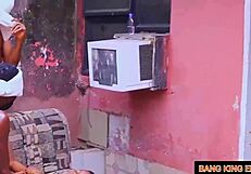 oh man, this gentle wife's tight ebony pussy and asshole get stretched pov for those sex-crazy neighbors... hardcore homemade fun!