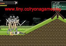 Cute Blonde Hentai Girl Fucks Many Soldiers in Battle