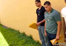 nude gay anime men having sex, drill sergeant style