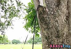 Black Teen 18+ Sucks Big Cock For Facial!