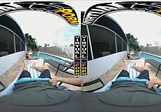 Enjoying a relaxed day off with gianna grey in virtual reality