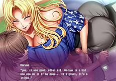 big tits milf in anime hentai scene