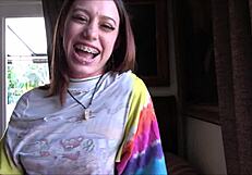 18 year old step sister laya rae proposes business to alex adams in family therapy