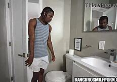 Can he hide his erection from hot yoga teacher?